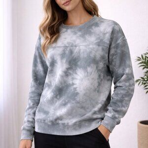 Viicaya Tie-Dye Athletic Sweatshirt